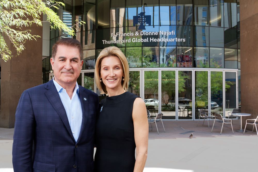 Thunderbird Francis & Dionne Najafi 100 Million Learners Global Initiative